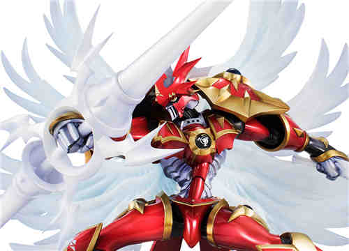 MegaHouse再版GEM《數碼寶貝》紅蓮騎士獸：真紅蓮形態可動人偶