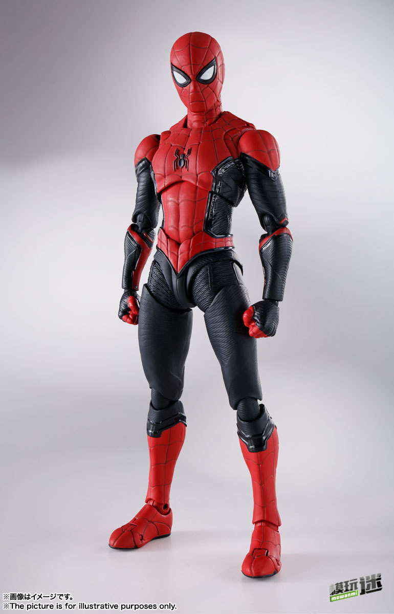 萬代推出SHF《蜘蛛俠：英雄無歸》蜘蛛俠 升級戰(zhàn)衣1/12可動(dòng)人偶
