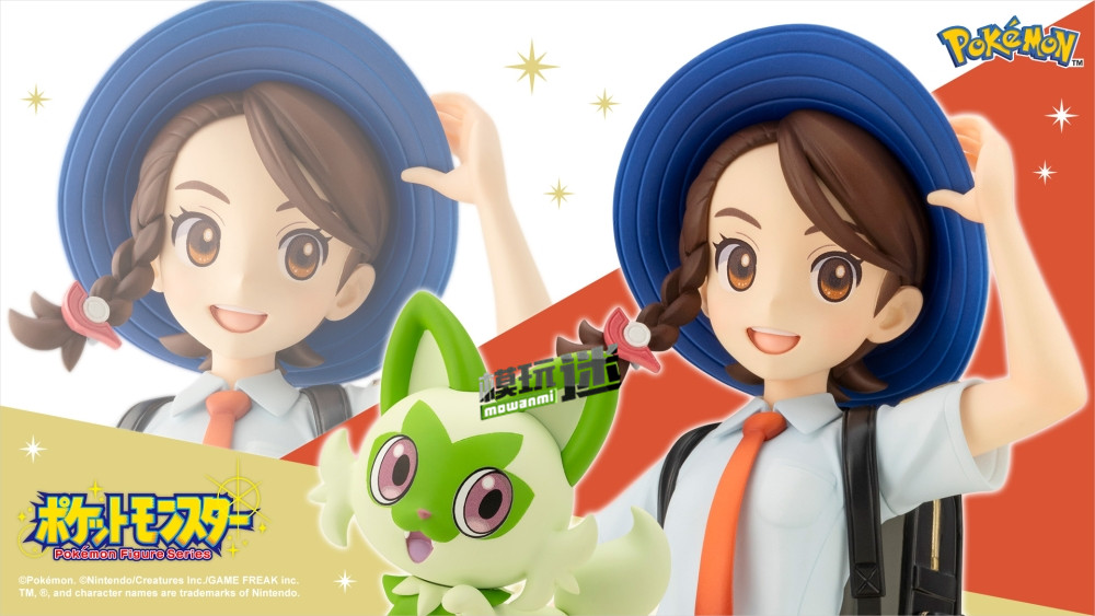 壽屋推出ARTFX J《寶可夢 朱/紫》小青with新葉喵 1/8手辦