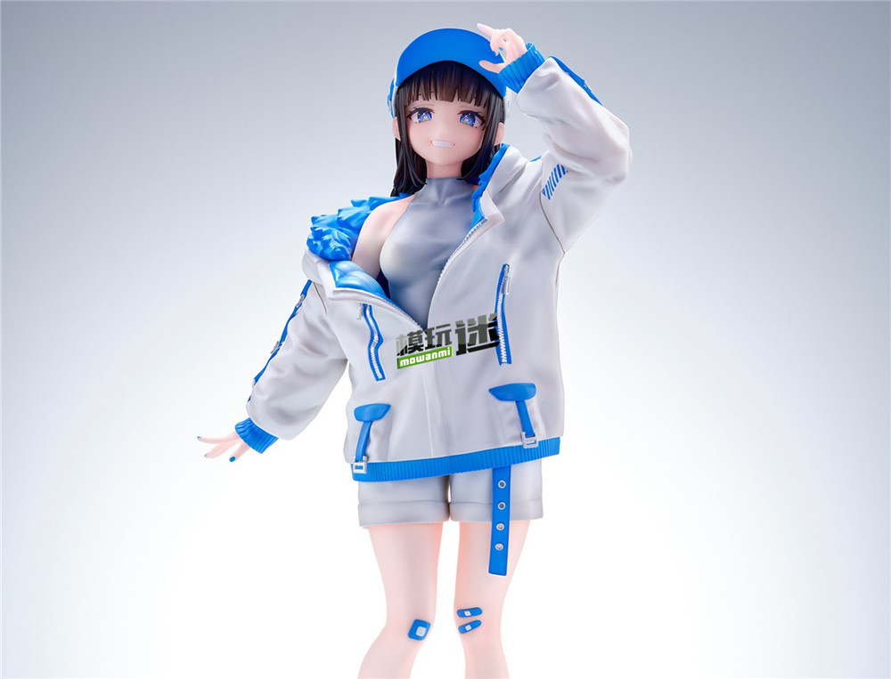 OMAHA推出真白K大原創角色插畫“壹色青藍”1/7手辦
