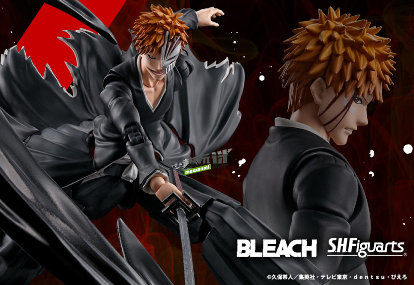 萬代推出SHF《死神》黑崎一護-月牙天沖-可動人偶