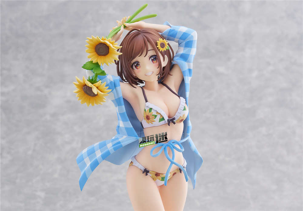 PLUM推出畫師森倉圓插畫角色“向日葵女孩”1/7手辦