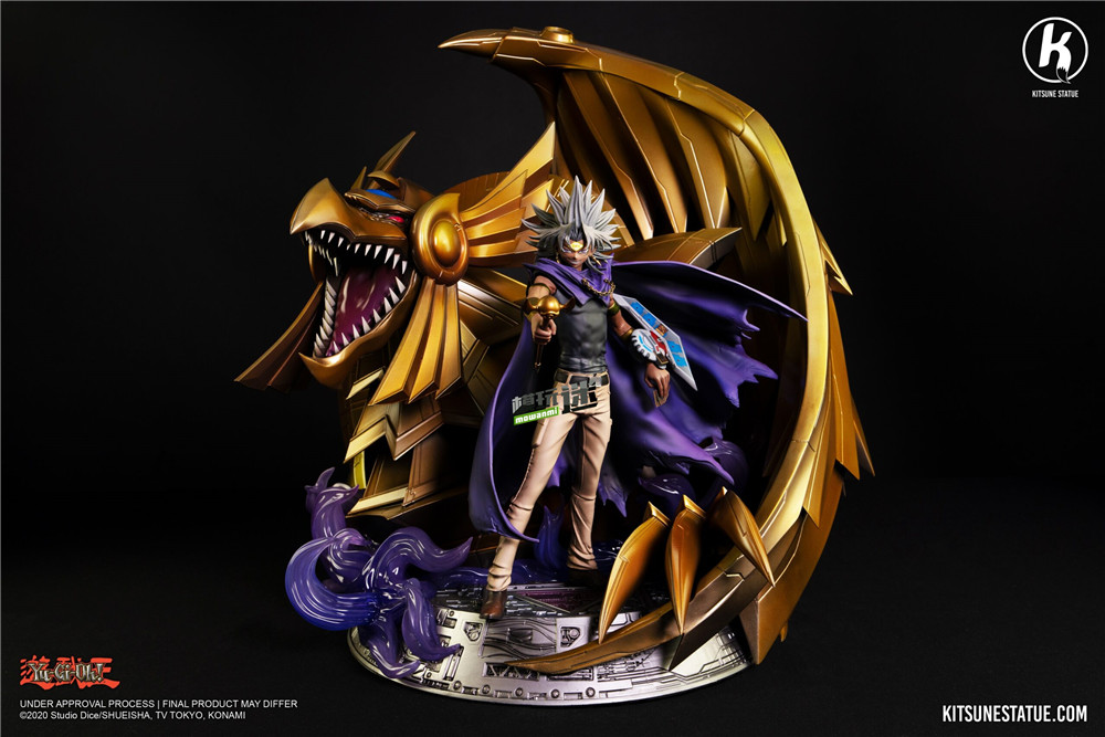 Kitsune Statue推出《游戲王》暗之馬利克與太陽神的翼神龍1/7雕像